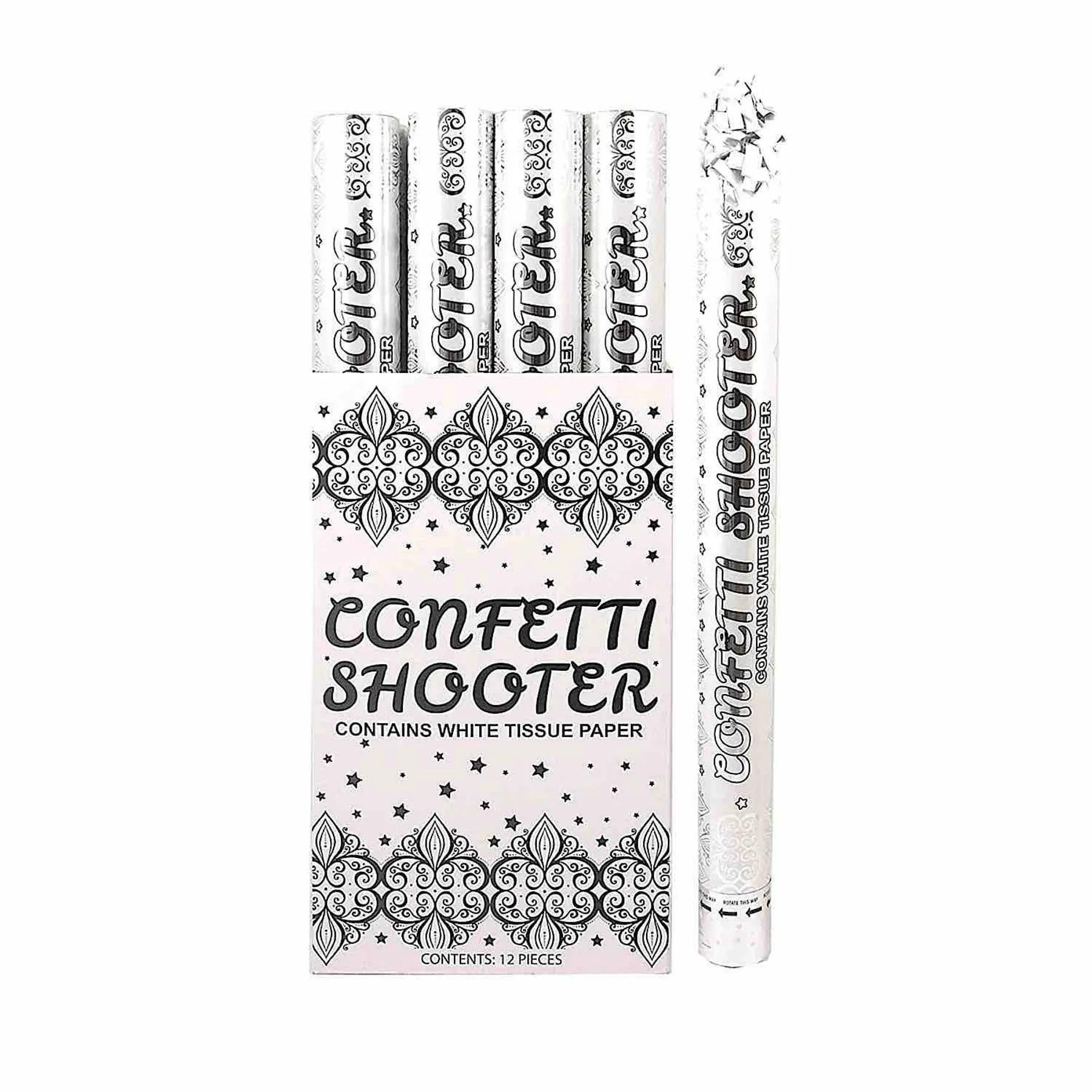 White Confetti Shooter