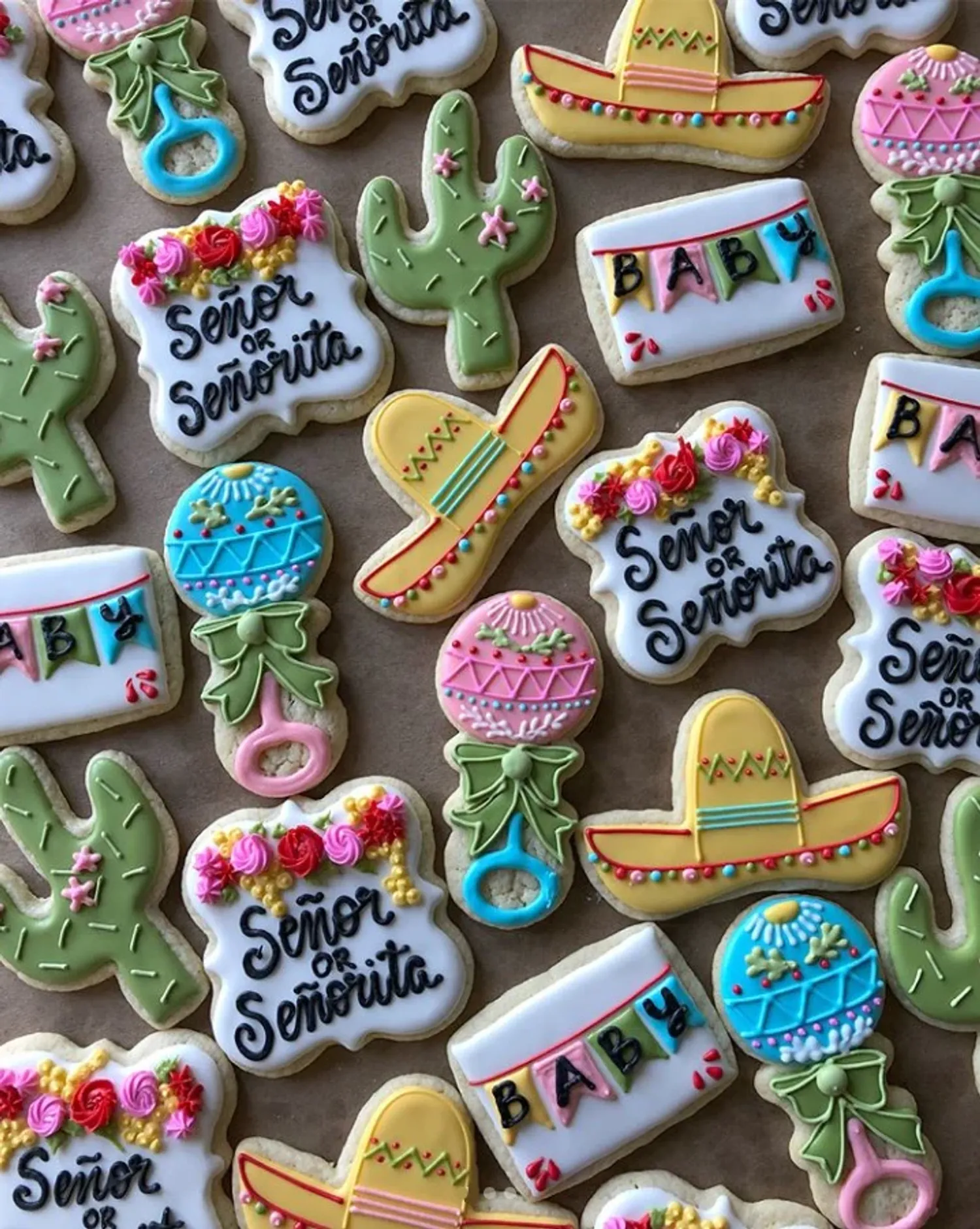 Iced sugar cookie senor