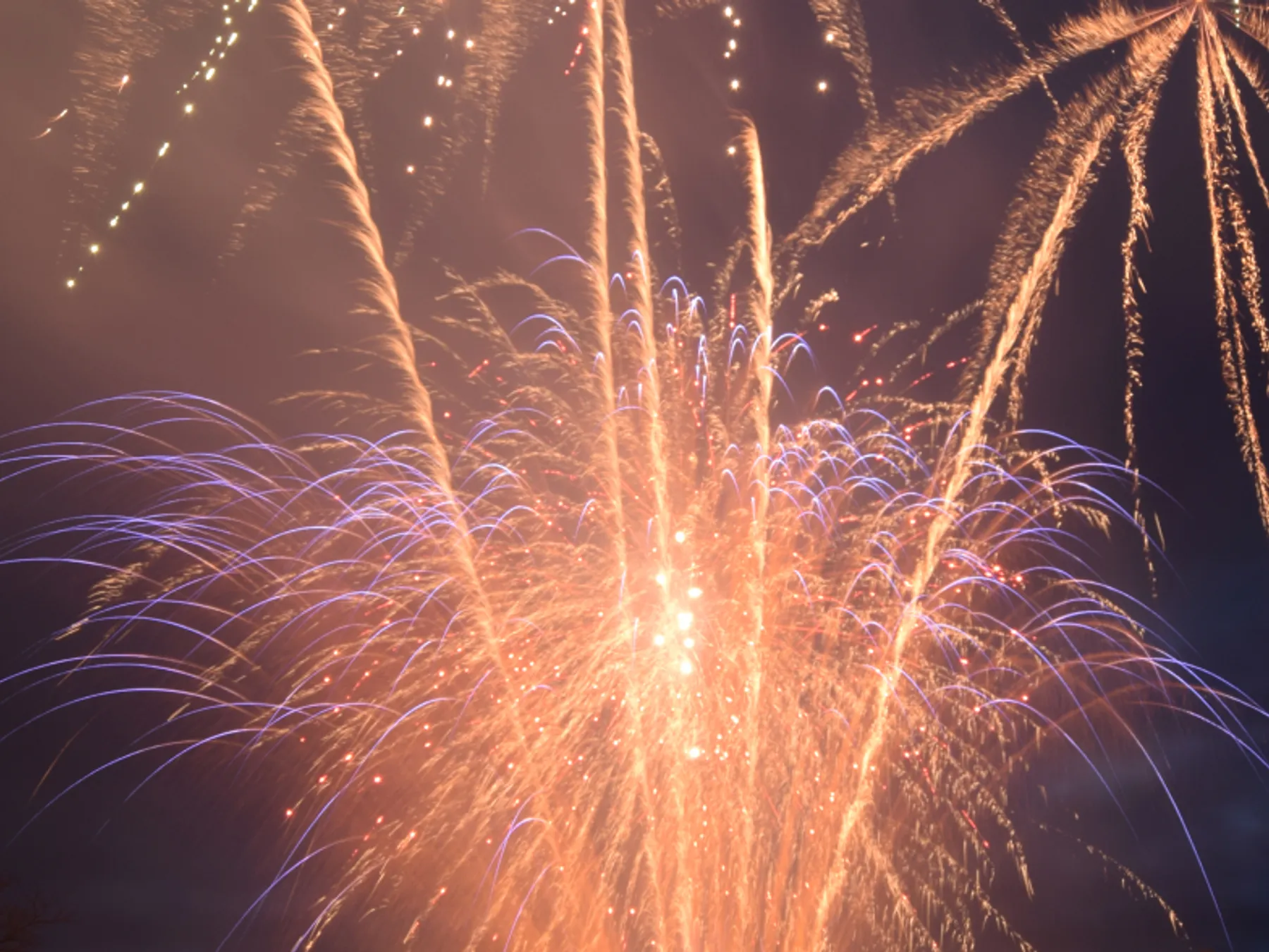 Wedding firework banner