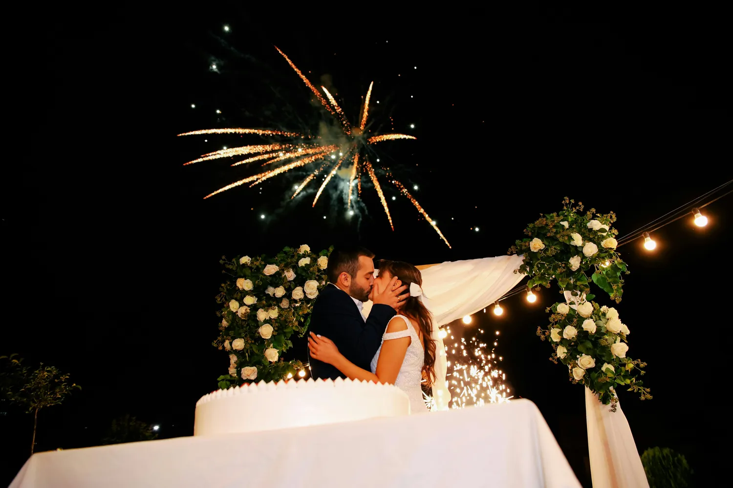 Wedding fireworks
