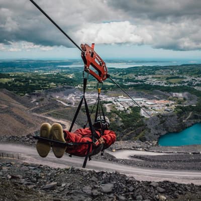 Zip World Velocity near RWST Holiday Lodges