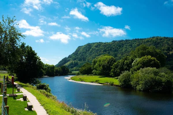Scenic views of River Conwy