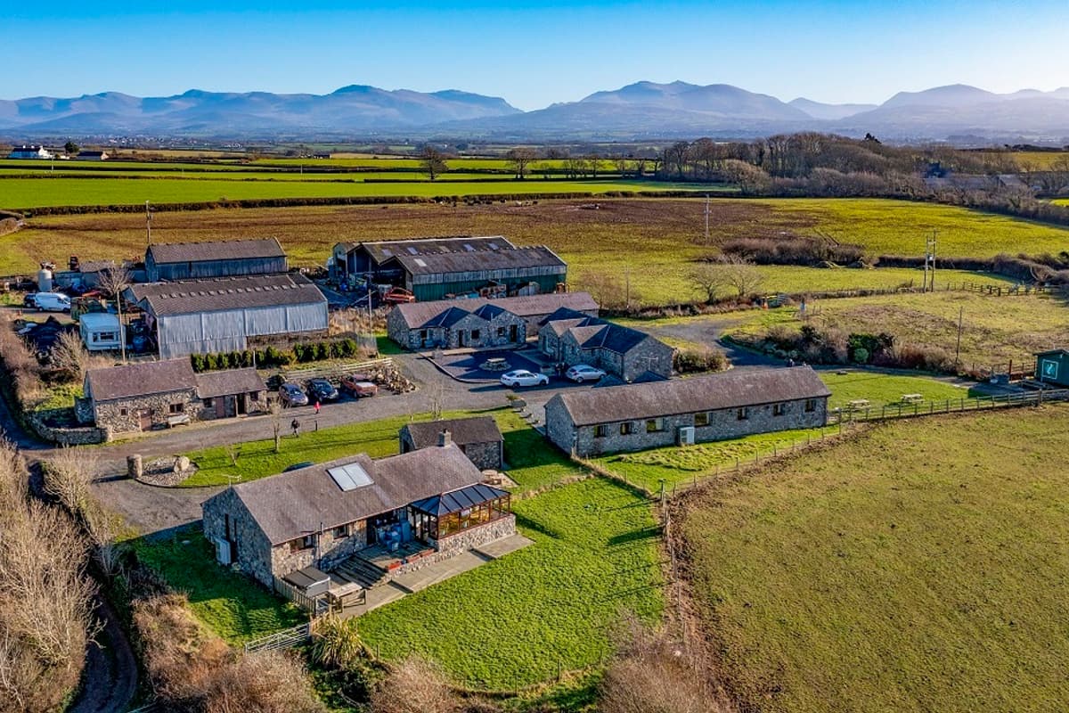 Glan Morfa aerial | Eco-friendly Anglesey retreat set for upgrade after sale to Actually Group