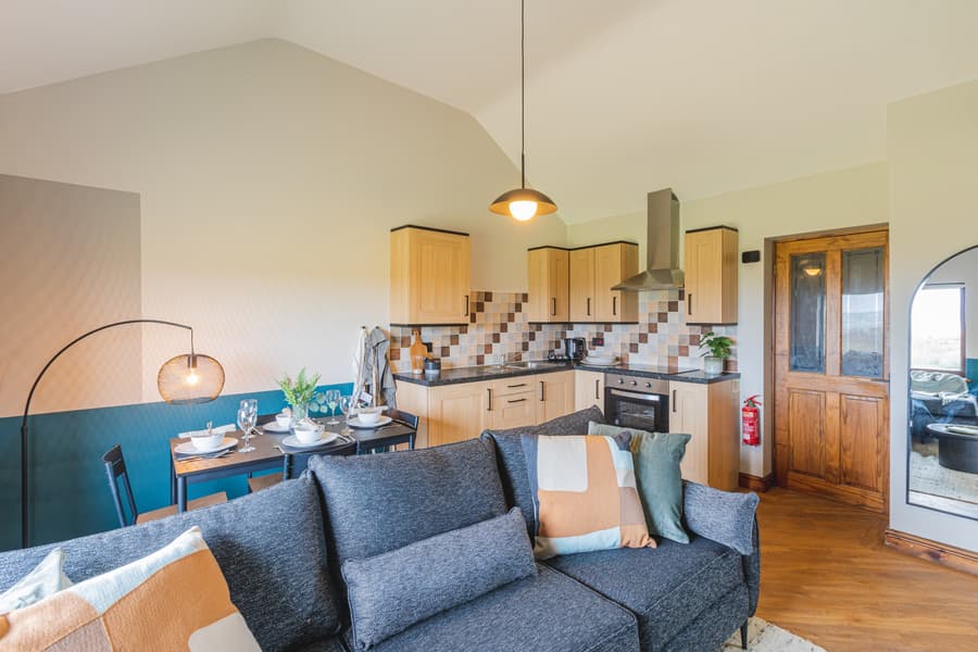 Goldfinch Kitchen and Living Space