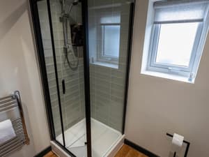 Lilac Cottage | Modern Bathroom With Walk In Shower