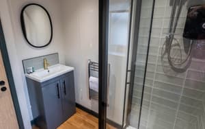 Lilac Cottage | Modern Bathroom With Walk In Shower
