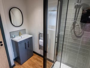 Lilac Cottage | Modern Bathroom With Walk In Shower