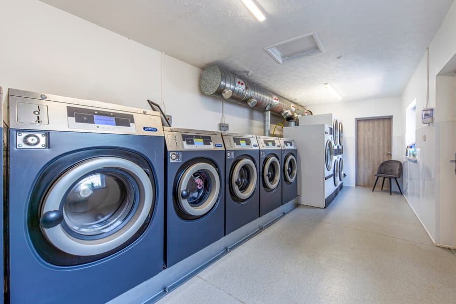 Laundrette available for service washes in Llanrwst
