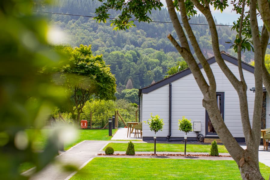 Leafy view of dog friendly holiday cottages in North Wales