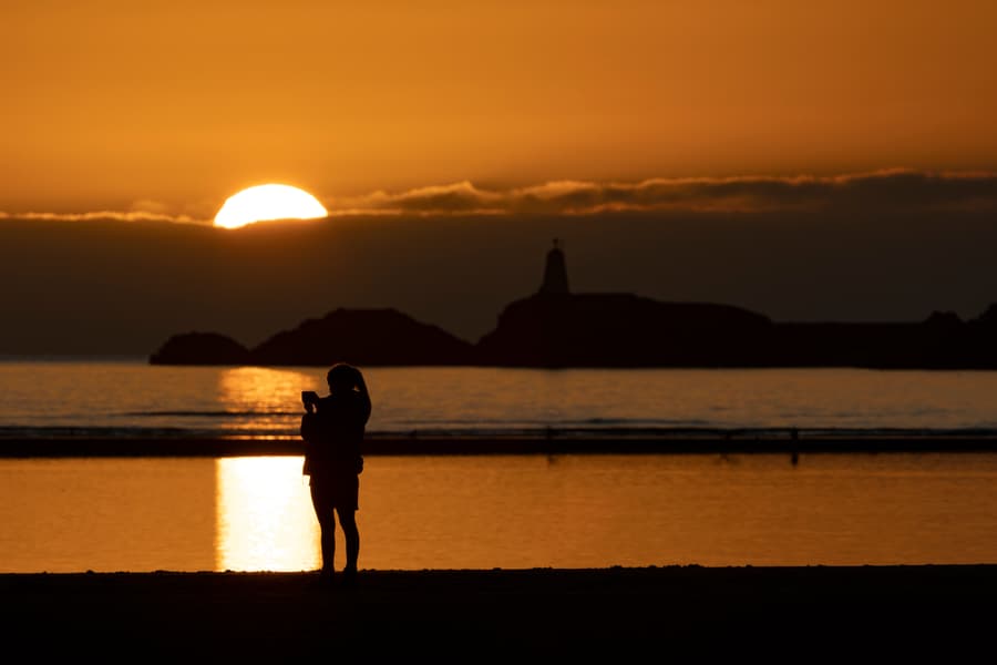 Newborough Beach at Sunset