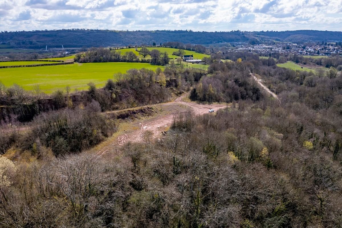Usk Valley | Former quarry near Newport to be transformed into a luxury low-carbon staycation destination