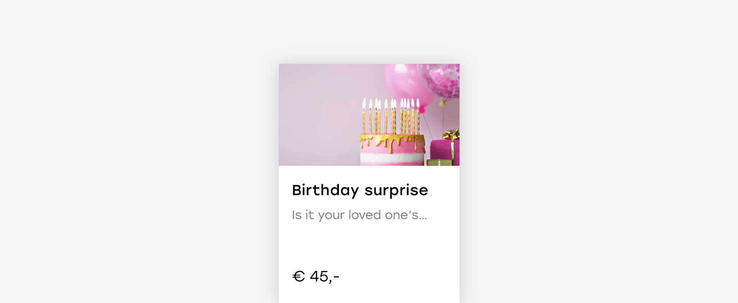 Birthday surprise