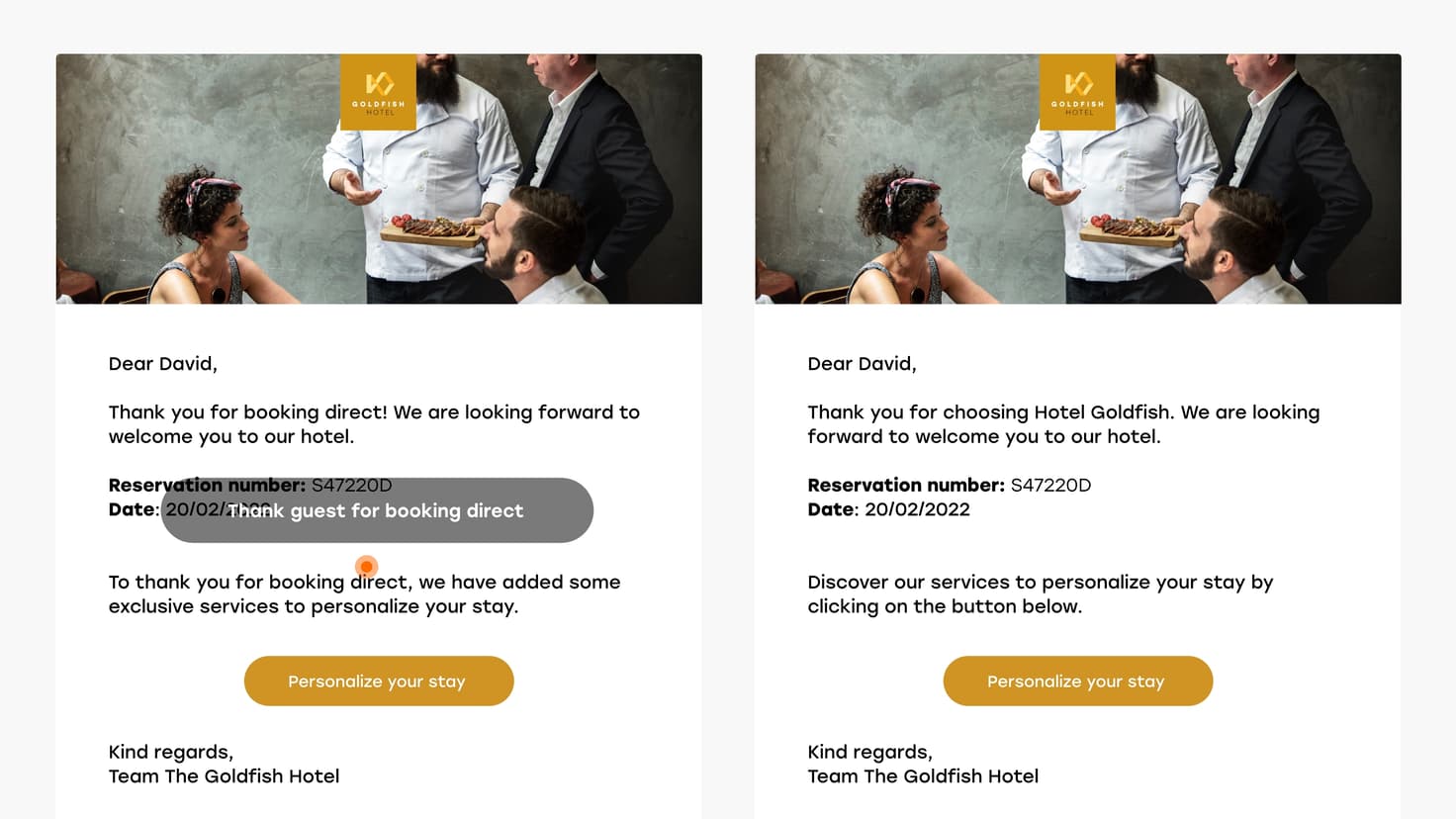 Email per segment
