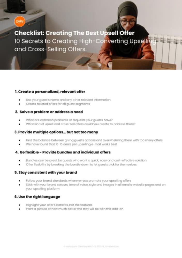 Free checklist A4 2x