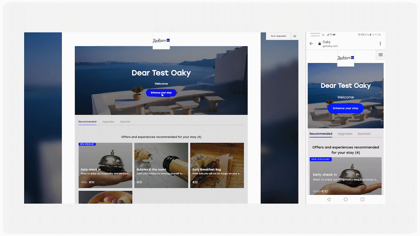 Guest facing design Oaky