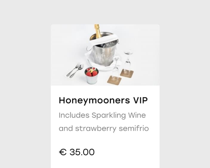 NAU Hotels Honeymooners VIP