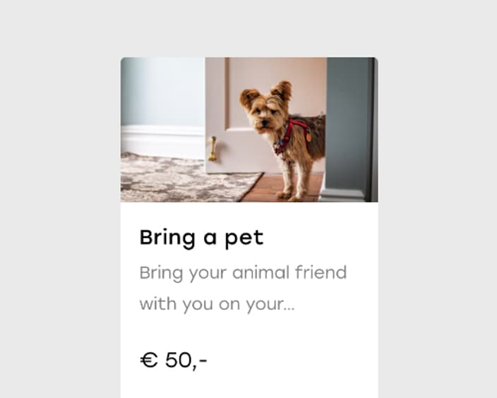 Upsell 6 2x Bring a pet