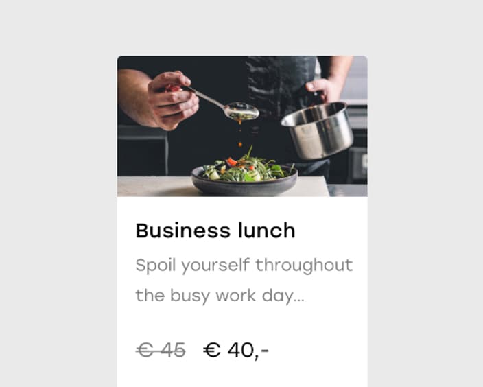 Upsell 7 2x Business lunch