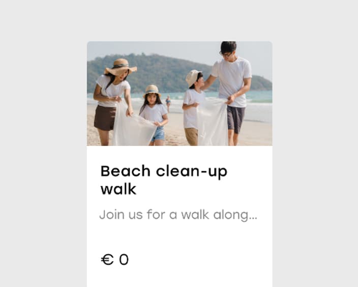 Upsell 9 2x Beach clean up