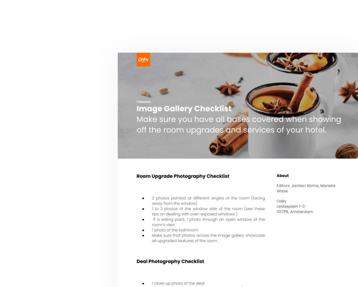 Image Gallery Checklist hero 2x