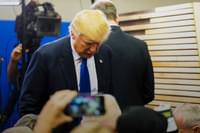 Donald Trump headdown Gradient