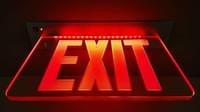 Exit Sign Red Edited