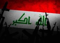 Iraqi Flag AK47s Gradient