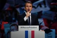Macron President Rally Gradient