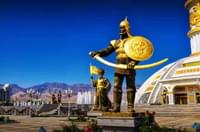 Turkmenistan Statue Edited