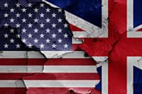 US UK Flag Cracked