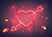 Valentines neon heart edited