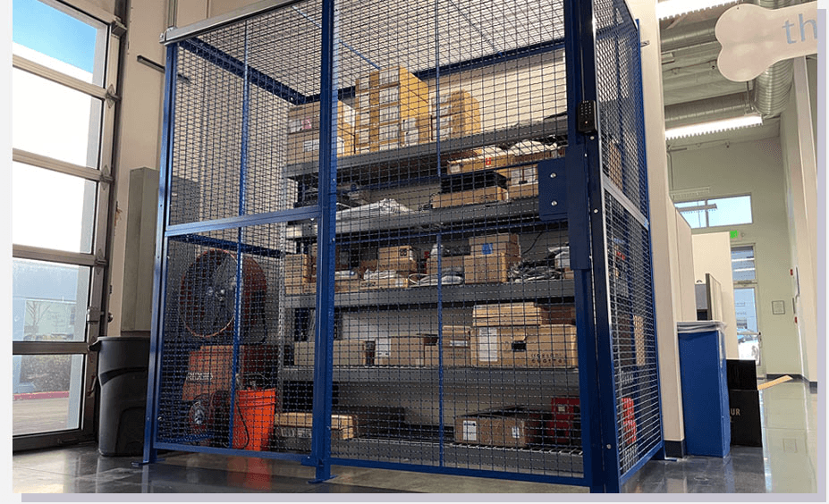Security Cage using Wirecrafters Panels