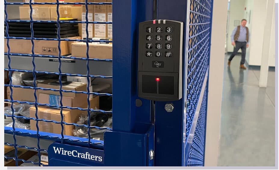 Security Cage with Keypad Lock