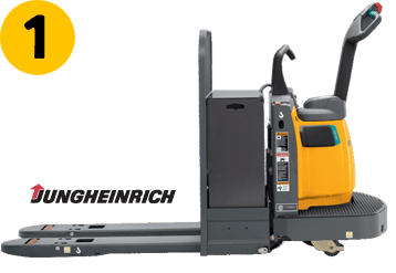 Ride-On Electric Pallet Jack from Jungheinrich