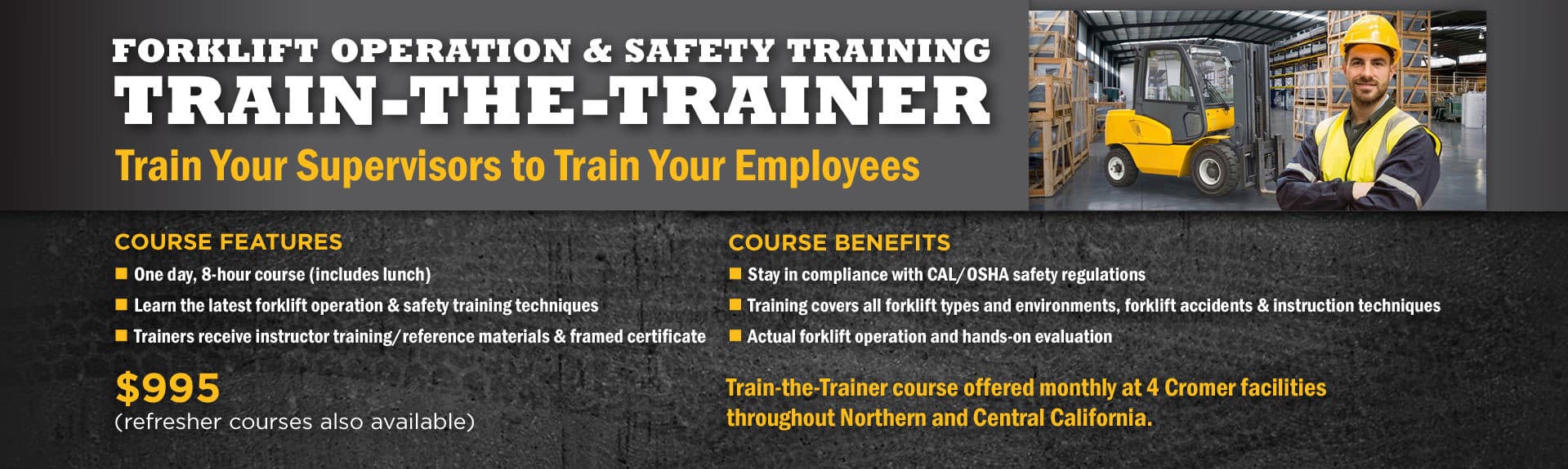 Train the Trainer Forklift Classes