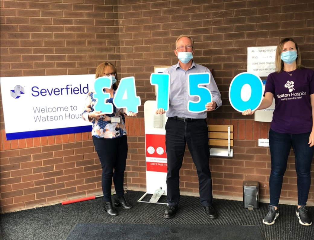 Severfield donation to Bolton Hospice