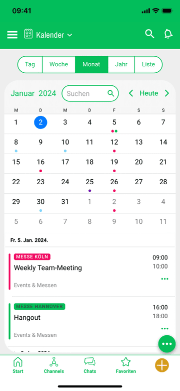 Quiply Kalender