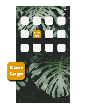 Quiply Mitarbeiter App Professional individuelles Logo