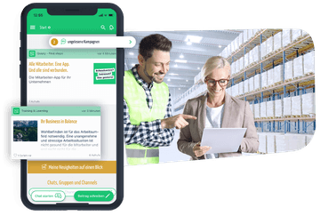 Quiply mitarbeiterapp fuer die Industrie
