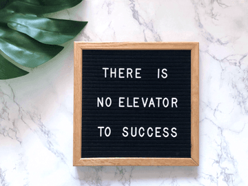 There is no elevator to success 2021 04 06 03 24 36 utc