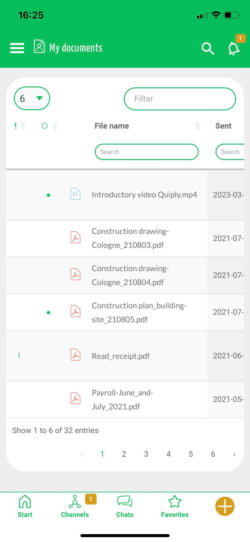 My documents english quiplyapp