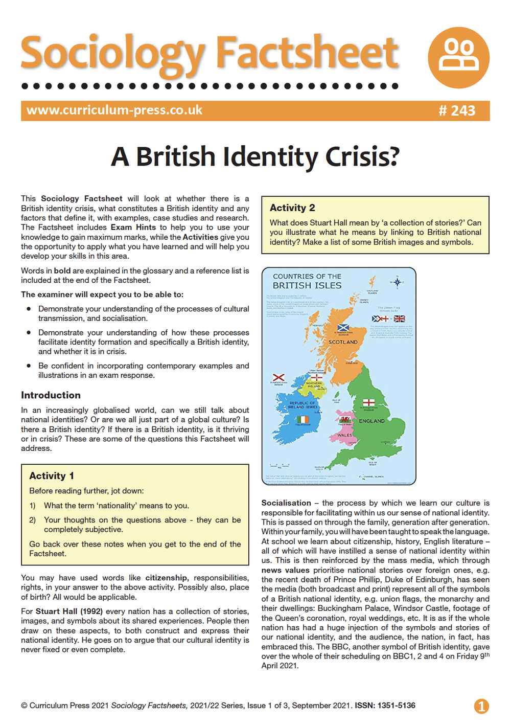 identity crisis research paper topics
