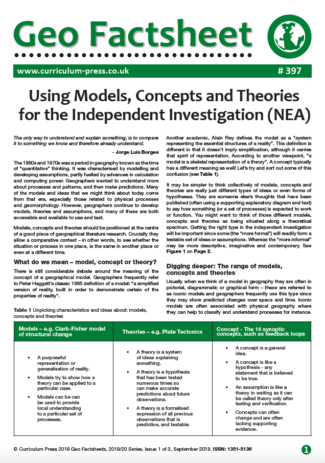 Nea Methodology Examples Pearson (Edexcel) Geography A Level: Geography Fieldwork Investigation ...