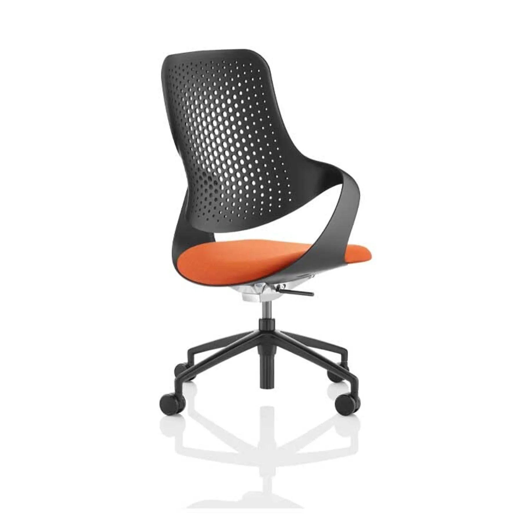LOF Direct Boss Design Coza Chair Black and Orange