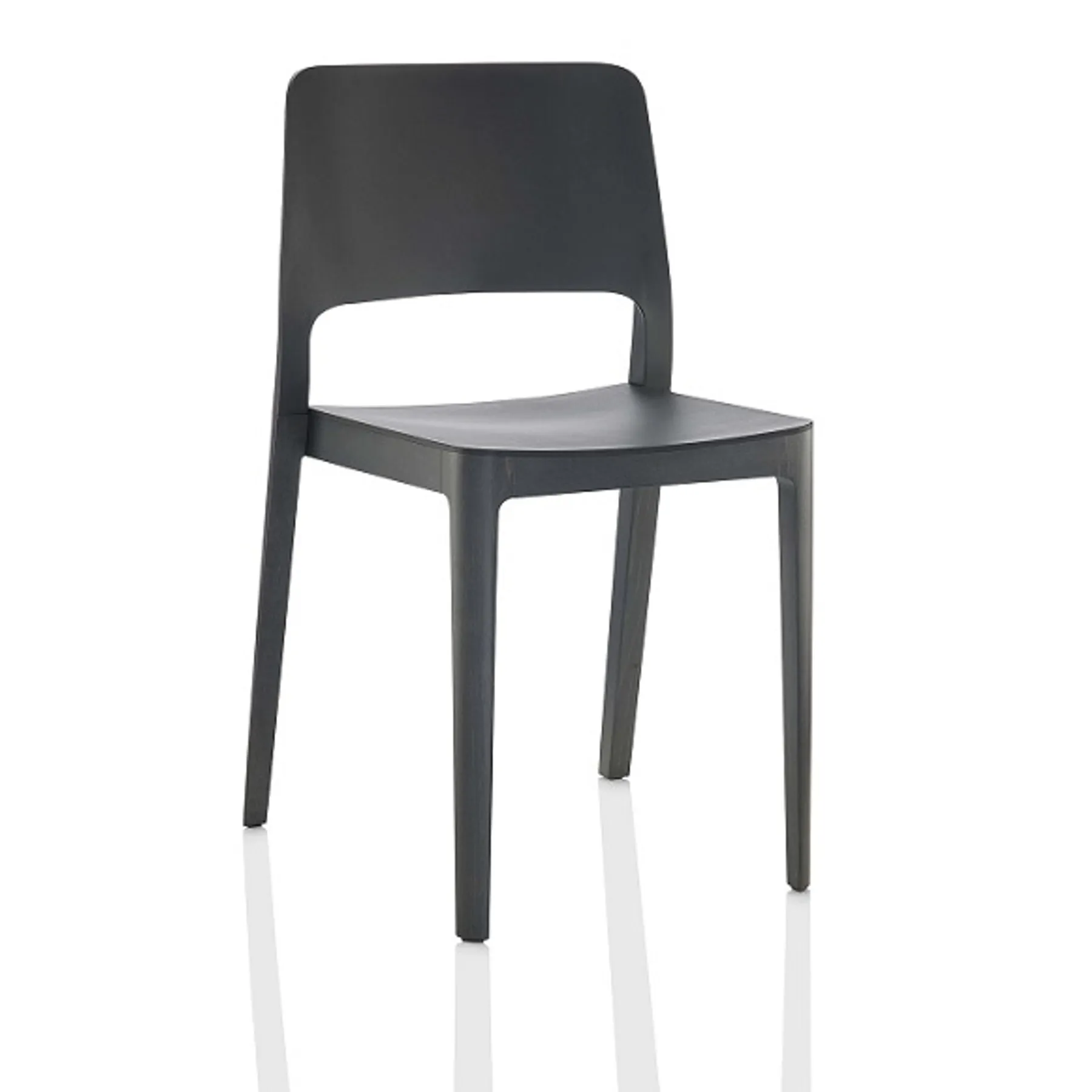 LOF Direct Boss Design Deuce Wooden Chair DEU 1 OF Black