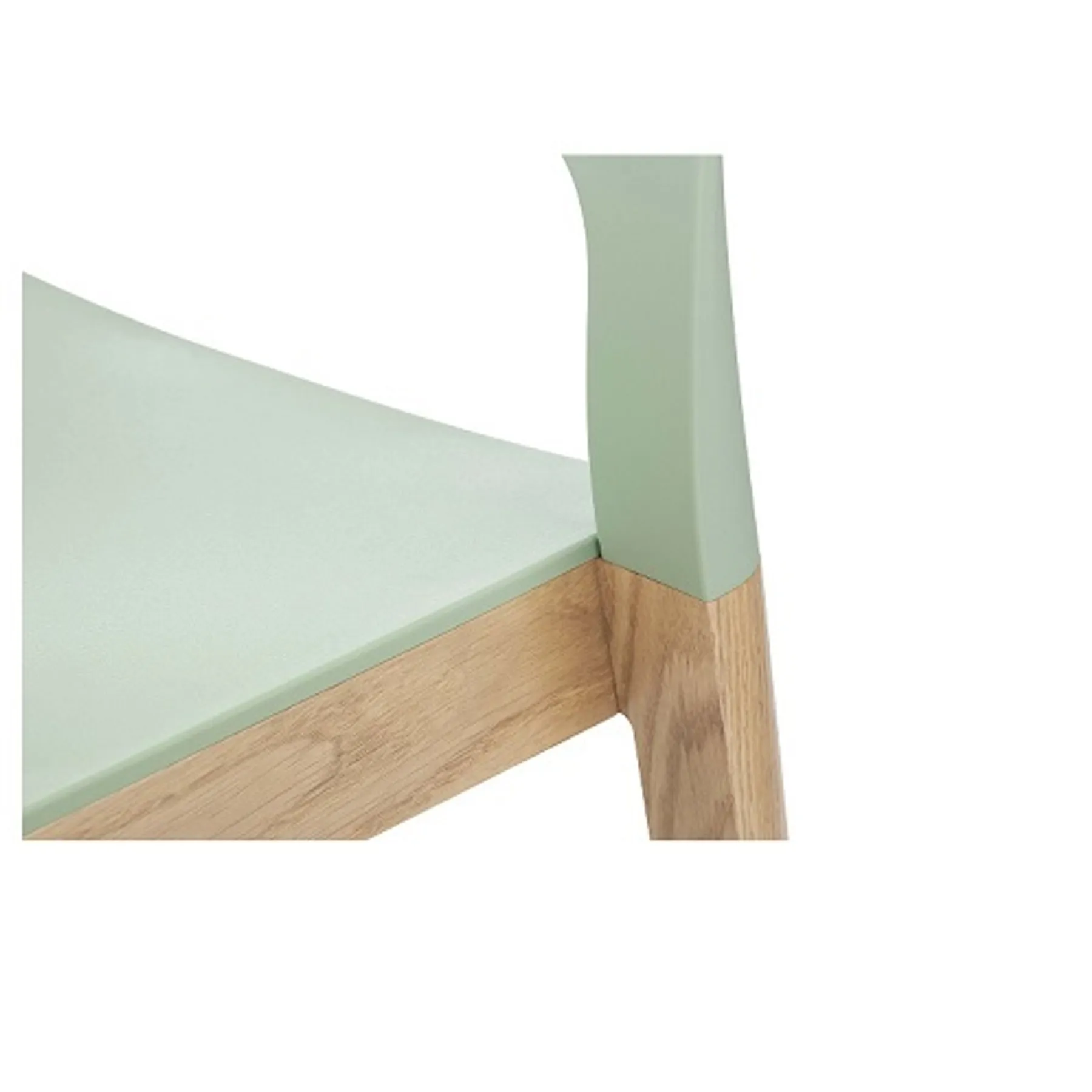 LOF Direct Boss Design Deuce Wooden Chair DEU 1 OF GREEN