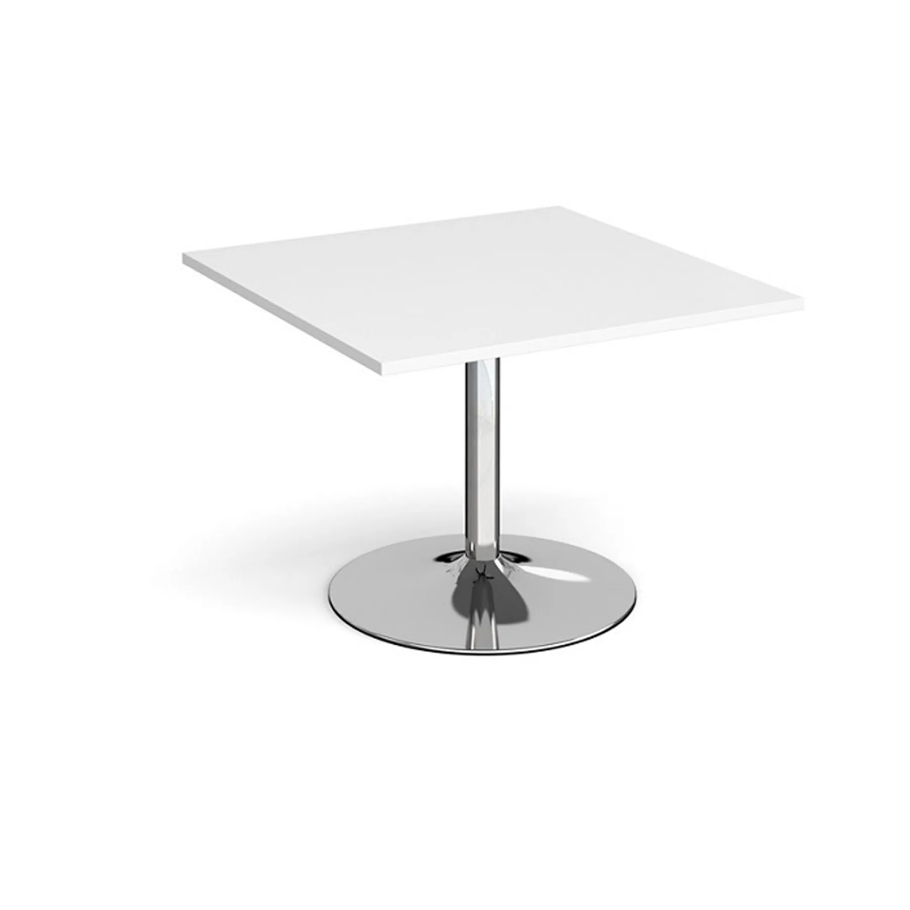 LOF Direct Dams Boardroom Tables Trumpet Base Square Extension TB10 White