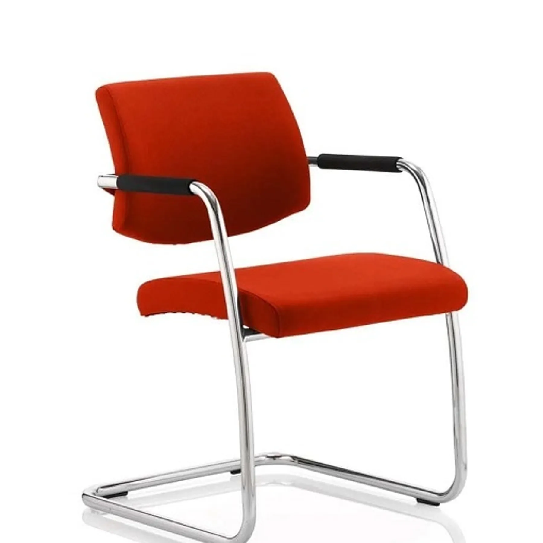 LOF Direct Dynamic Tabasco Orange Fabric Boardroom Chairs KCUP0292