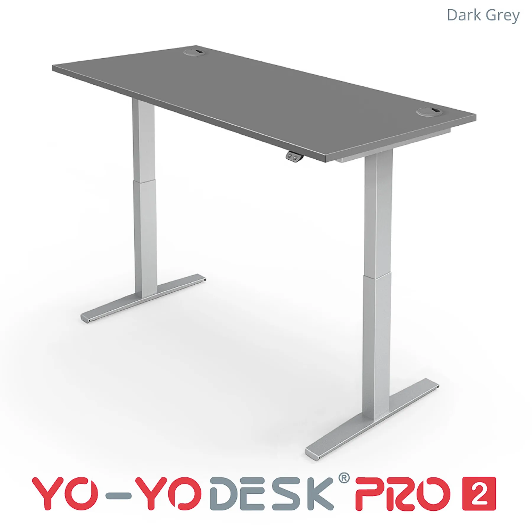 Lof direct yoyo desk pro 2 Chrome frame Dark grey