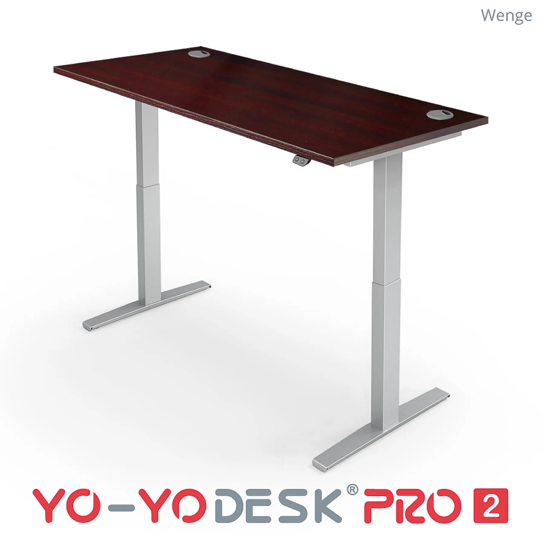 Lof direct yoyo desk pro 2 Chrome frame Wenge